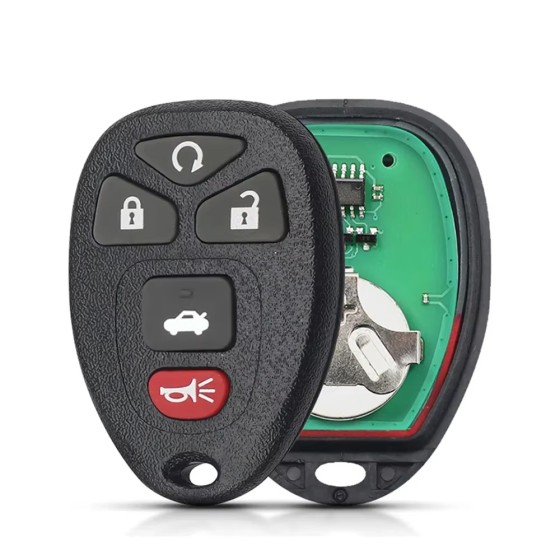 2004-2013 GM / 5-Button Keyless Entry Remote / PN: 22733524 / KOBGT04A (AFTERMARKET)